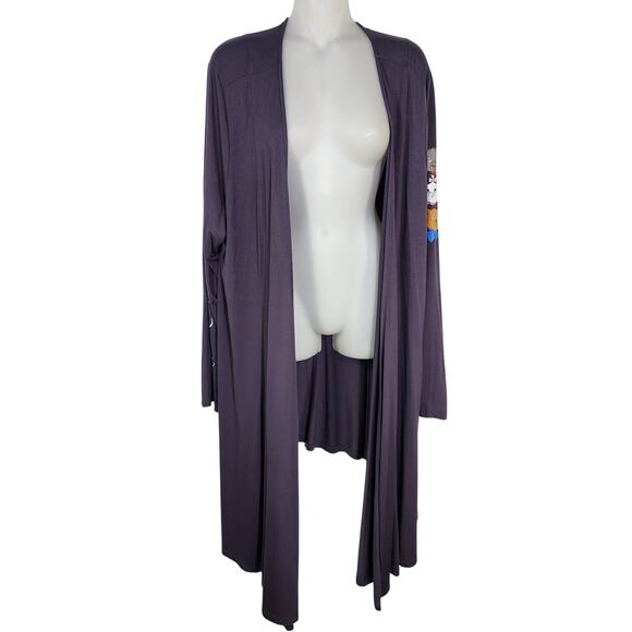 Torrid Disney Cardigan 3X The Aristocats Characters Super Soft Open Front Knit - Picture 1 of 7